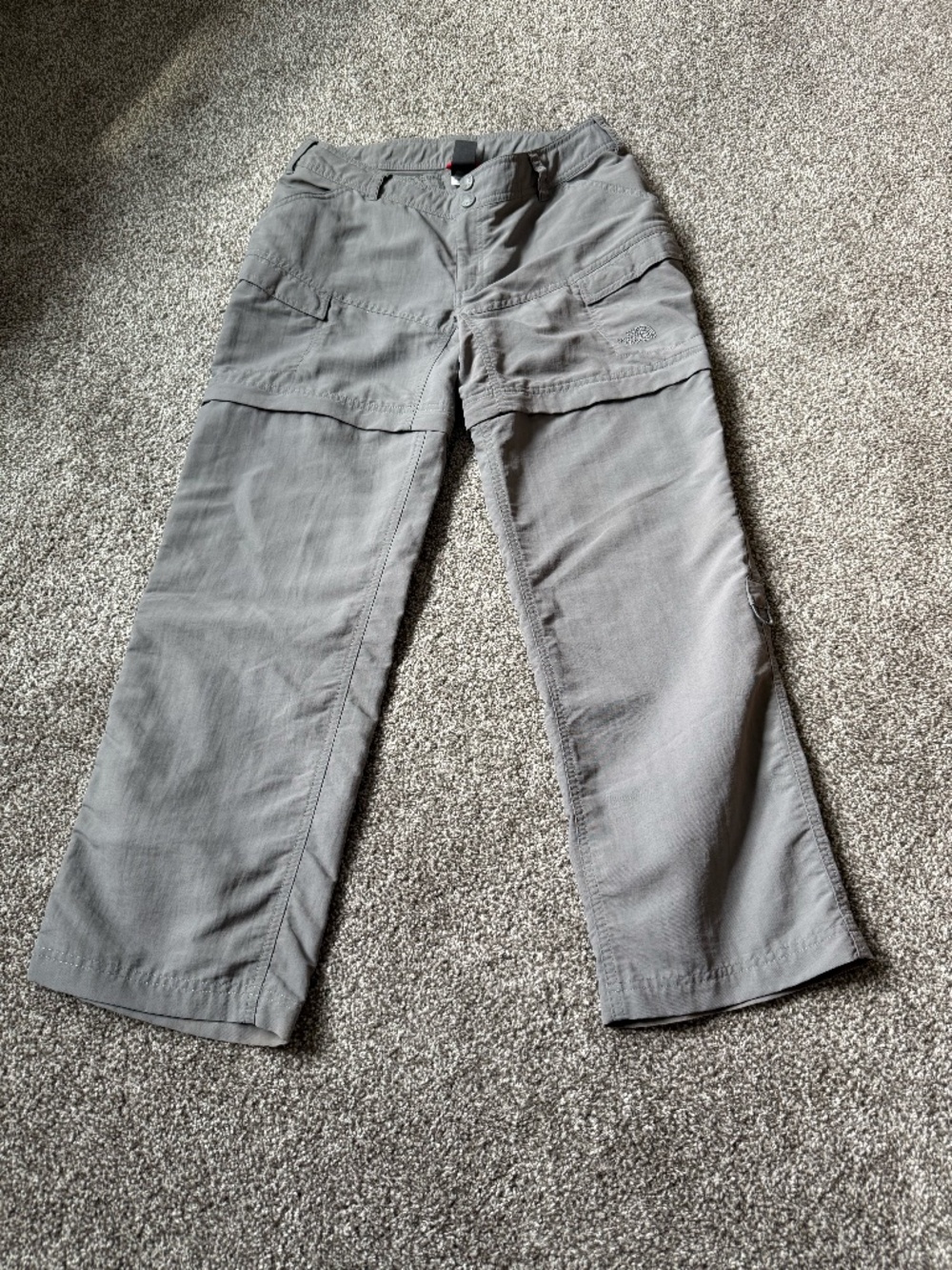 The North Face Slate Gray Convertible Hiking Pants